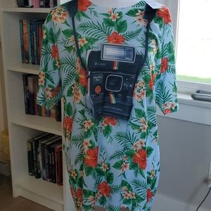 Polaroid NEW flower shirt